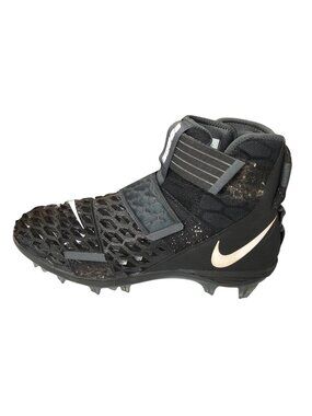 Nike Force Savage Pro 2 TD Mens 14 Black & White Football Cleats Molded Spikes